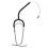 (Black) High Conductivity Binaural Stethoscope Testing Headphone Black 4