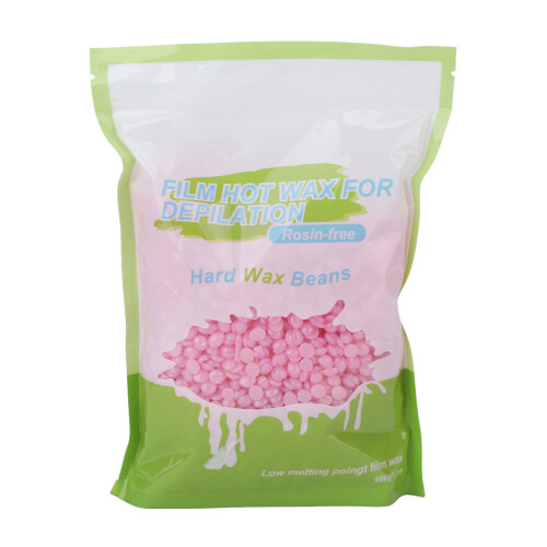 (Sakura Pink) 17.6oz Hartwachs Perlen Haarentfernung Orange
