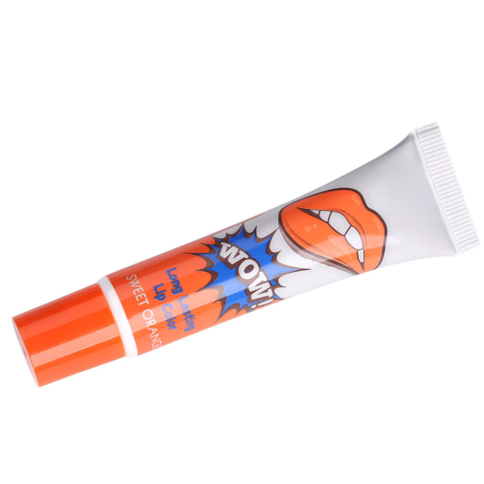 Orange (Orange) Tear Off Lip Gloss Moisturizing Long Lasting