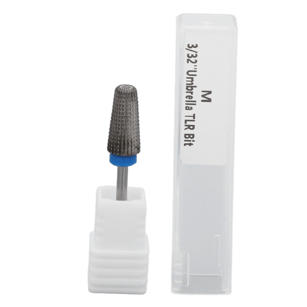 (Gray) Tungsten Steel Nail Drill Bit For Electric Nail Drill 461605553429