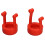 2 PCS Silicone Eye Drop Bottle Holder with Eye Guide 1