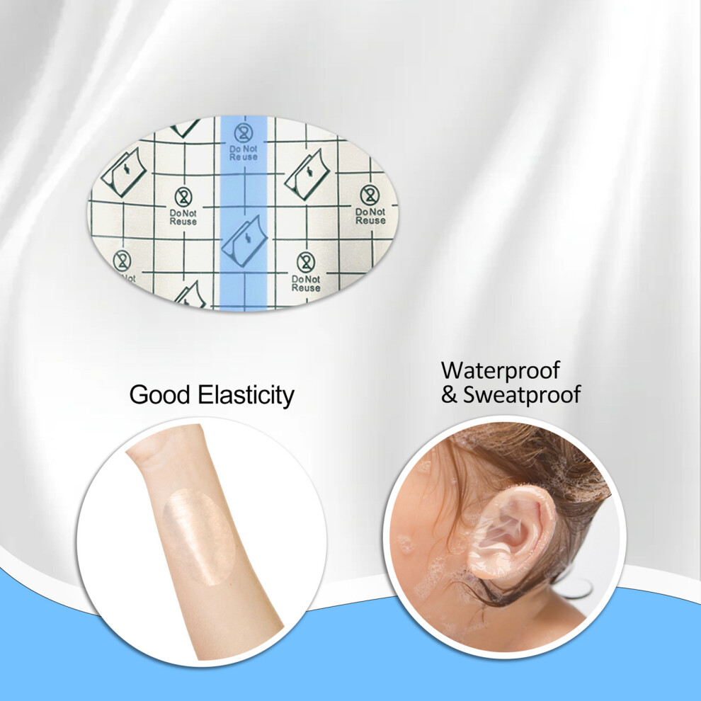 EELHOE 30PCS Baby Waterproof Ear Patches for Swimming