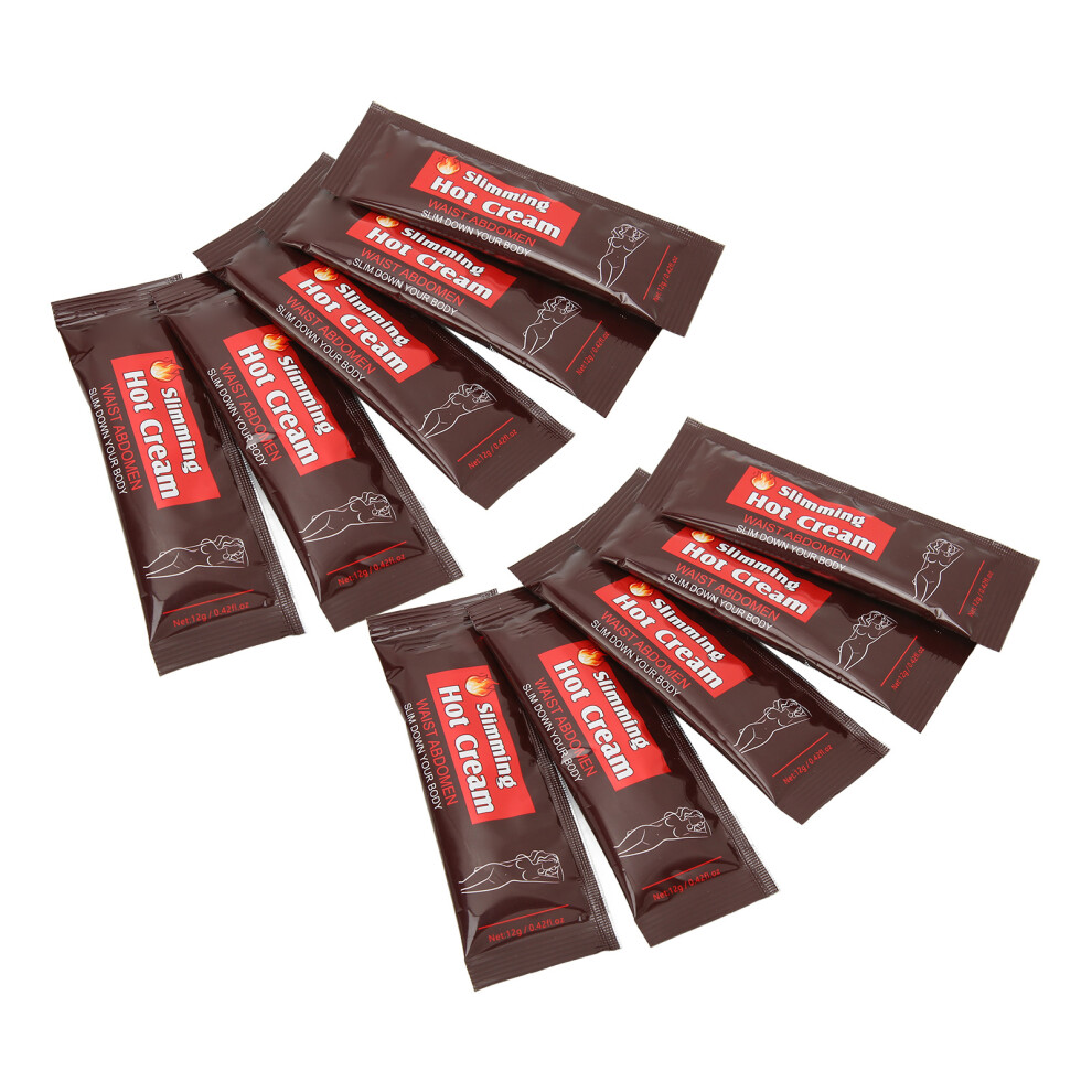 Cream 10Pcs 0.4Oz Slimming Hot Cellulite Fat Burning For Belly Thighs