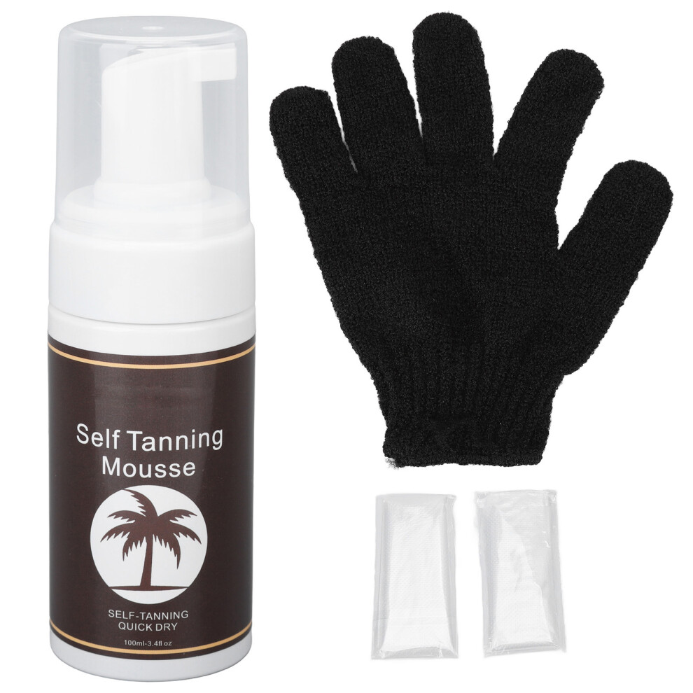 Dark 100Ml Fake Tan Sunless Tanner Bronzing Mousse For Body Face