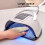 280W UV-Nagellampe 66LED Auto Sensor 4 Timer LCD 2
