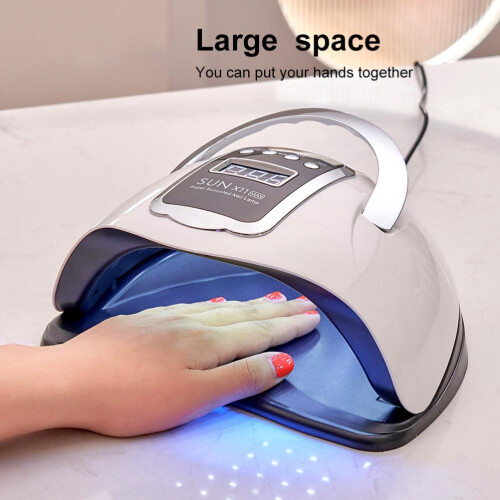 280W UV-Nagellampe 66LED Auto Sensor 4 Timer LCD 1