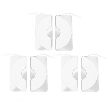 (2mm Hole) 6x Wiederverwendbare Brust-Elektrodenpads 2,5mm Loch
