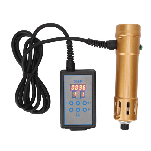 (EU Plug) Gold Shockwave Therapy Machine Micro Circulation 100-240V UK Plug 1