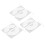(2mm Hole) 6x Wiederverwendbare Brust-Elektrodenpads 2,5mm Loch 4