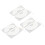 (2.5mm Hole) 6pcs Reusable Breast Electrode Patches 2.5mm Hole 4
