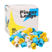 60 Stuks Tattoo Cartridge Vingerhoes Hoge Taaie Silicone Grip