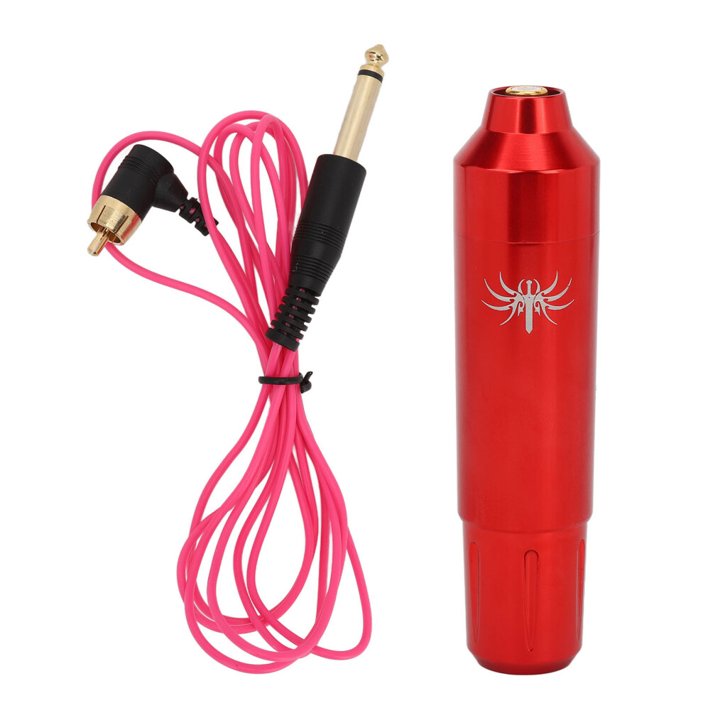 Red (Red) Rca Rotary Tattoo Pen Professional Salon Aluminum Alloy Liner Shader