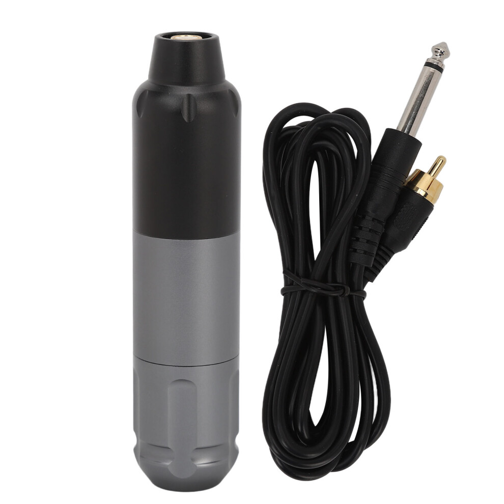 Grey/Black () Tattoo Pen Machine Rca Connector Cartridge With Clip Cord