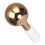 (White Handle) Gesichts-Eiskugeln Roségold Edelstahl Anti-Aging Massage 3