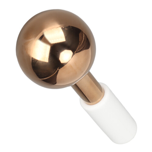 (White Handle) Gesichts-Eiskugeln Roségold Edelstahl Anti-Aging Massage 2