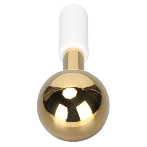 (White Handle) Eiskugeln Gold Edelstahl Ball Anti-Aging Beruhigend Abschwellend 1