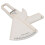 (White ZFC05) Professional Double Spring Body Fat Caliper ZFC09 4