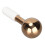 (White Handle) Gesichts-Eiskugeln Roségold Edelstahl Anti-Aging Massage 5