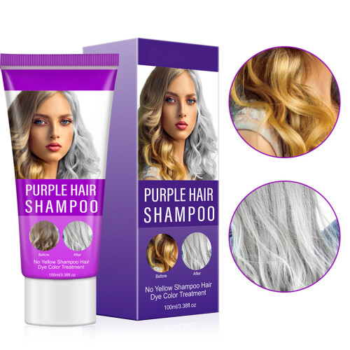 (Shampoo) Purple Shampoo Neutralizes Yellow 14 Comp 2
