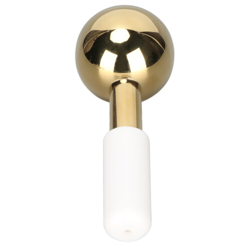 (White Handle) Eiskugeln Gold Edelstahl Ball Anti-Aging Beruhigend Abschwellend 2