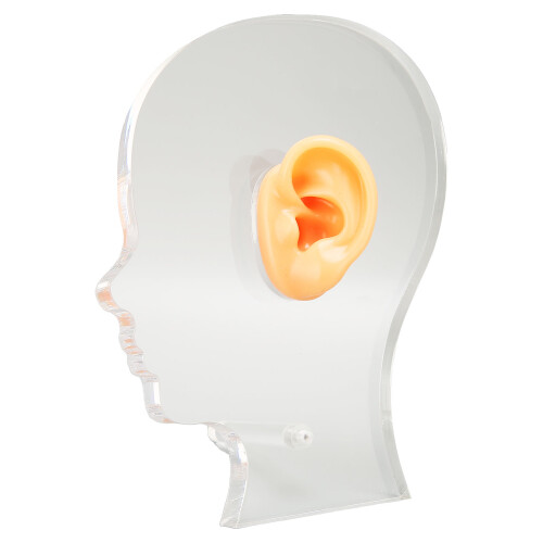 Stampo Orecchio Silicone Morbido con Supporto Acrilico