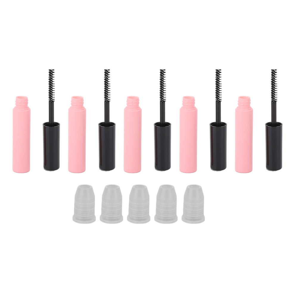 5 Pcs Empty Mascara Tube 1.5ml Plastic with Rubber Stopper