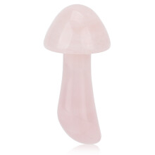 (Pink) Pilz-förmiger Gua Sha Massagestein, schwarz