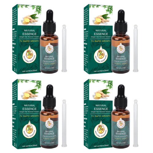 4x 30ml Ginger Scalp Regrowth Serum