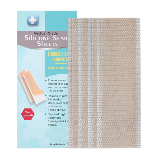 4pcs Scar Sheet Waterproof Breathable Reusable Treatment