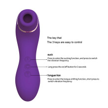 Silikon-Vibrator mit 10 Modi für tiefe Stimulation für Frauen
