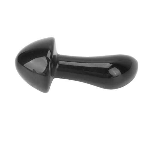 (Black) Pilz-förmiger Gua Sha Massagestein, schwarz 2