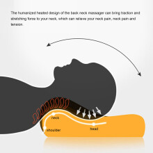 Neck Massager Shiatsu Heat 4D 16 Heads 3 Modes Relief