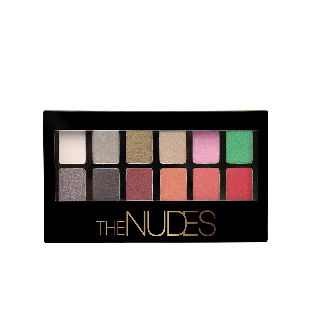 (03) 12-Color Eyeshadow Palette Matte Glitter Pearlized for Women