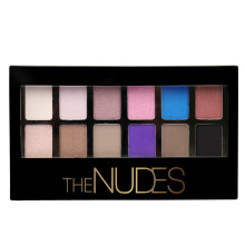 (02) 12-Farbige Lidschattenpalette Matte Glitzer Perlmutt Damen