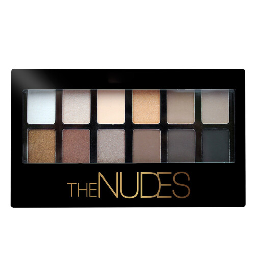 (01) 12-Farbige Lidschattenpalette Matte Glitzer Perlmutt Damen