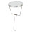2 Sided Vanity Mirror 360 Rotation Aluminum Frame Silver Stand 3