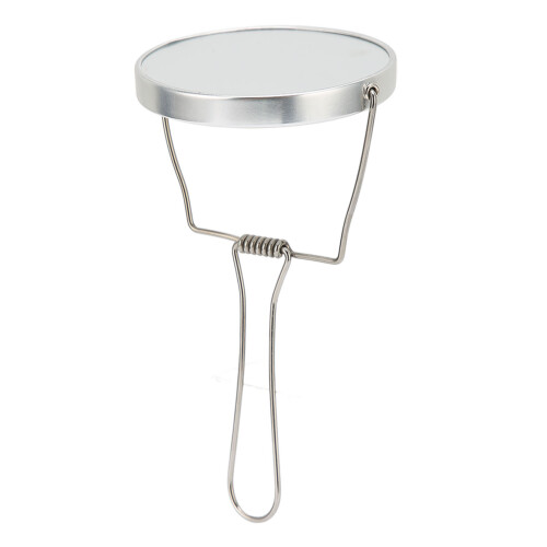 2 Sided Vanity Mirror 360 Rotation Aluminum Frame Silver Stand 2