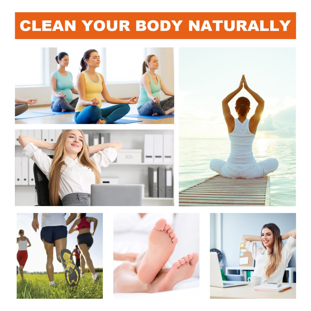 Nuubu 20Pcs Foot Detox Patches Deep Cleansing Toxins Fatigue Relief