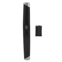 (Black) Wiederaufladbarer Augenbrauen-Trimmer Lippenform Rot