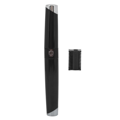 (Black) Rechargeable Lipstick Eyebrow Trimmer Epilator Red