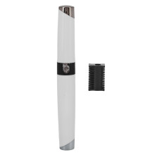 (White) Wiederaufladbarer Augenbrauen-Trimmer Lippenform Rot