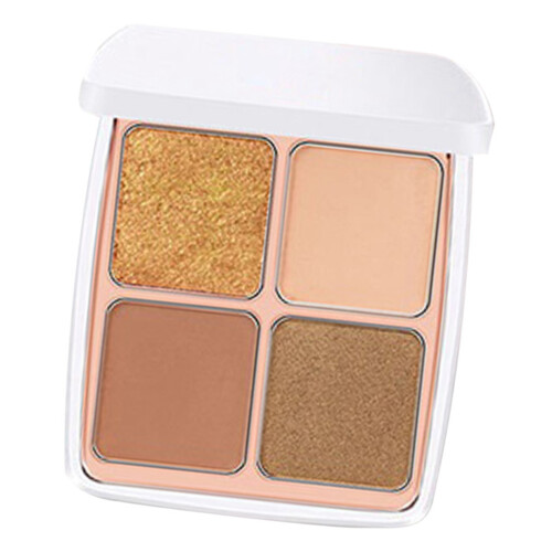 (Type 2) Lidschatten Palette 4 Farben Hochpigmentiert Matte Glitzer Typ 1 2
