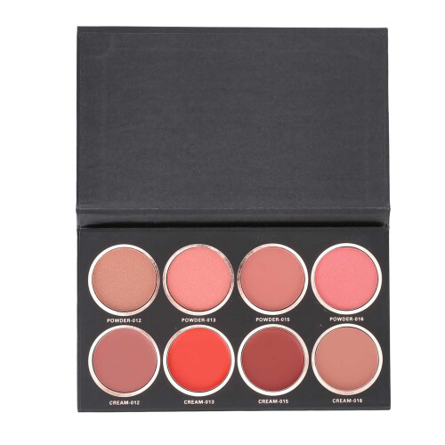 Langmanni 8 Farben Rouge-Palette Mattes Puder