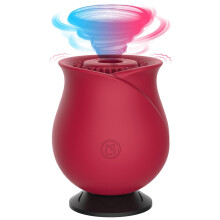Weiblicher Masturbator mit Klitorisvibrator aus Silikon