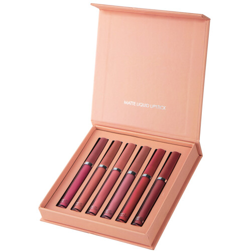 HANDAIYAN 6 Farben 2,5ml Matte Lipgloss Feuchtigkeits