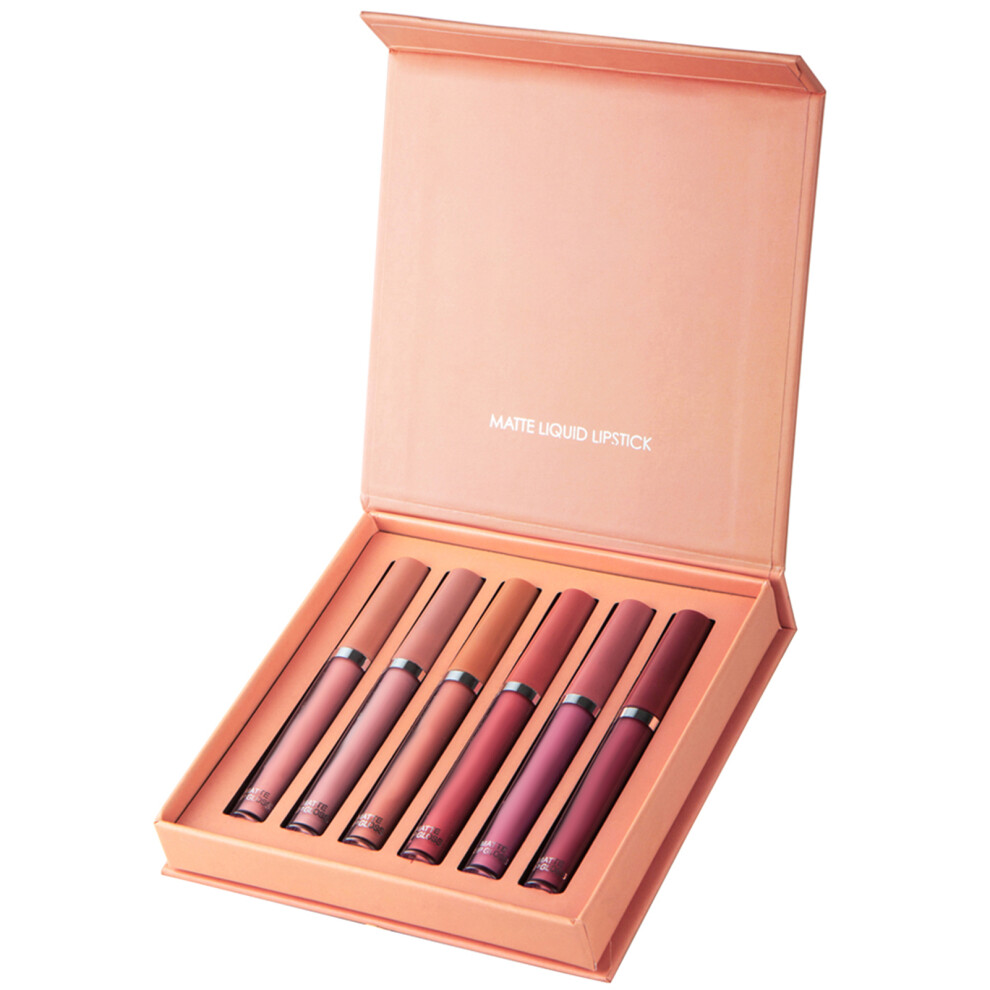 HANDAIYAN 6 Colors 2.5ml Matte Lip Gloss Moisturizing Waterproof