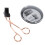 (KS01) 4x Magnet-Wimpern ohne Kleber, dick 5