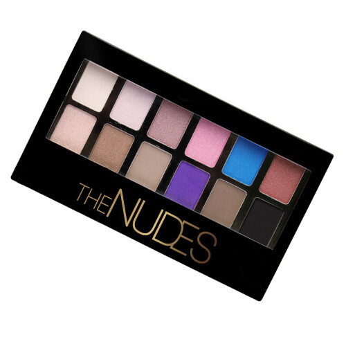 (02) 12-Farbige Lidschattenpalette Matte Glitzer Perlmutt Damen 2