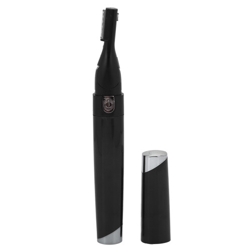 (Black) Rechargeable Lipstick Eyebrow Trimmer Epilator Red 2