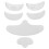 6 Pezzi Cerotti Silicone Anti-Rughe Viso 1